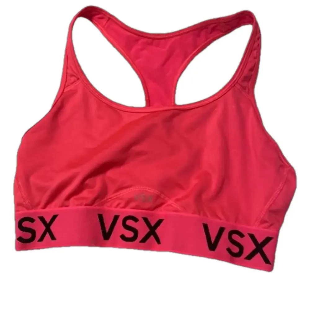 💚 VICTORIAS SECRET | Pink Racer back sports bra • Medium
